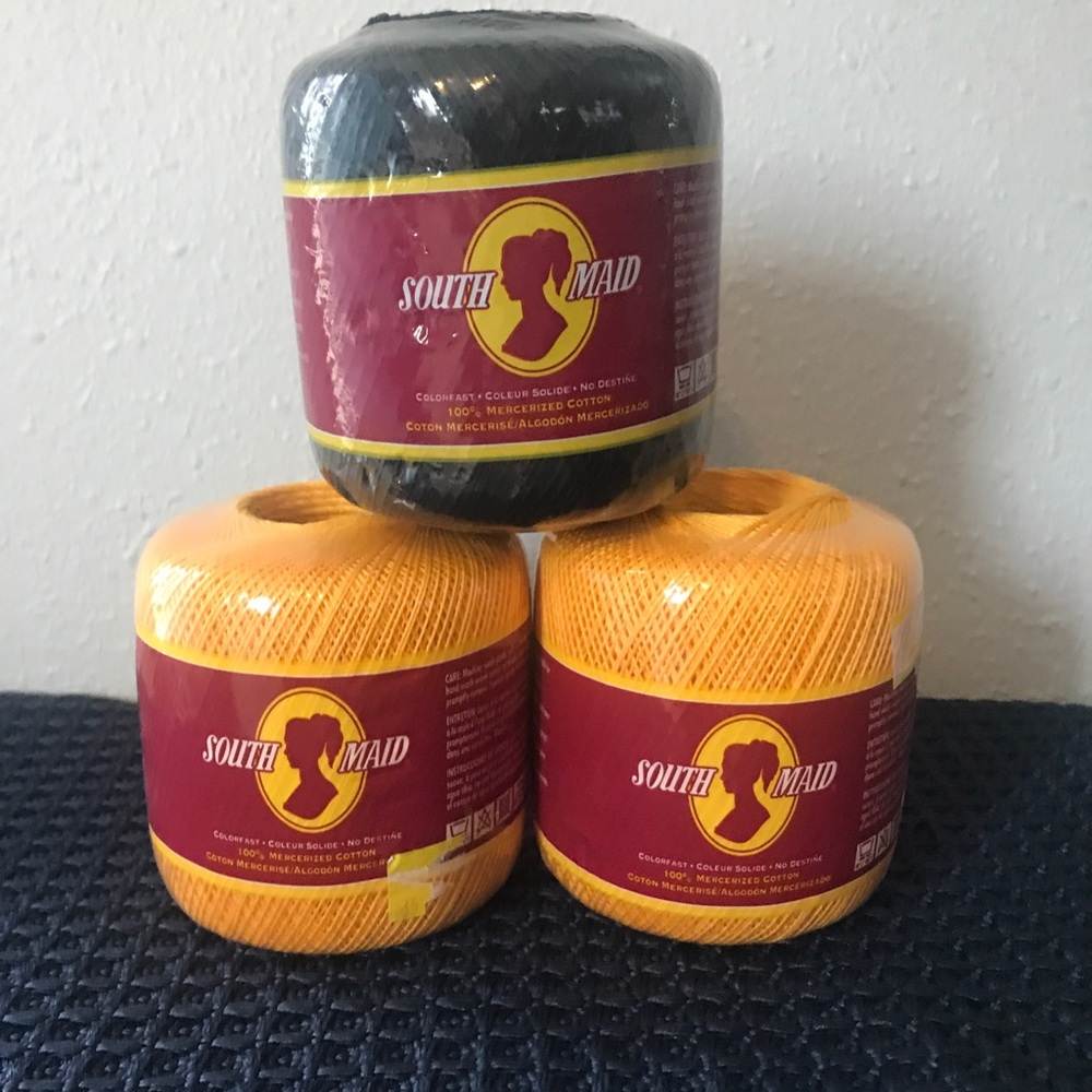 South Maid 100% Cotton Mercerized Crochet Thread NWT